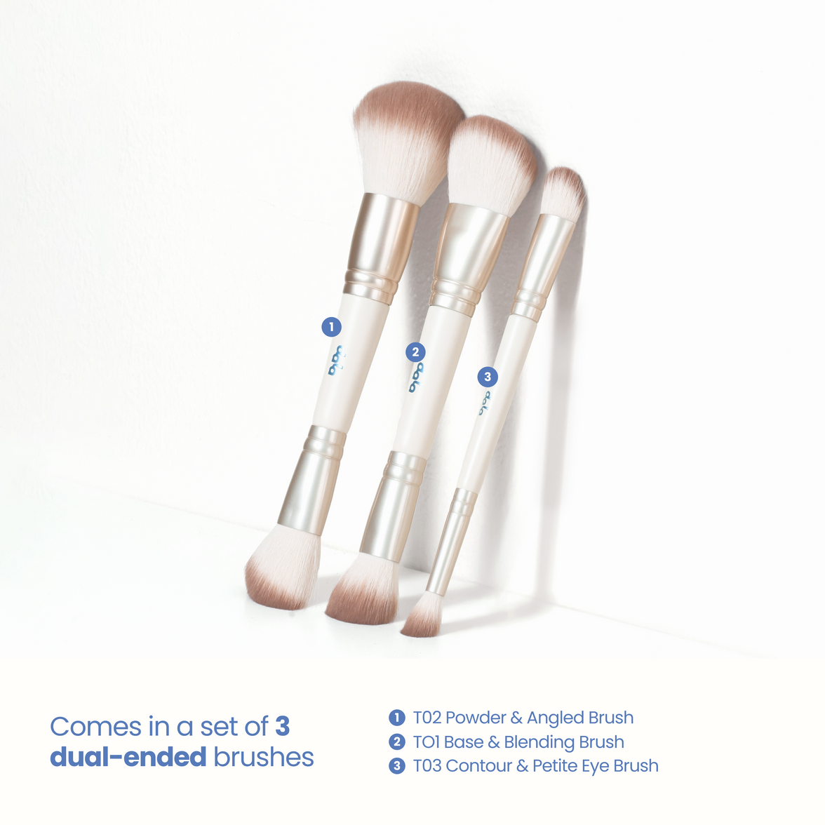 Two Easy Travel Brushes